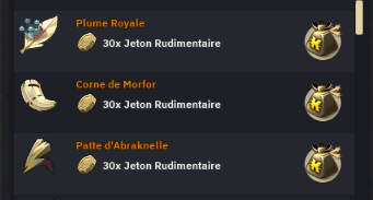 Jetons disponibles après S3/S4