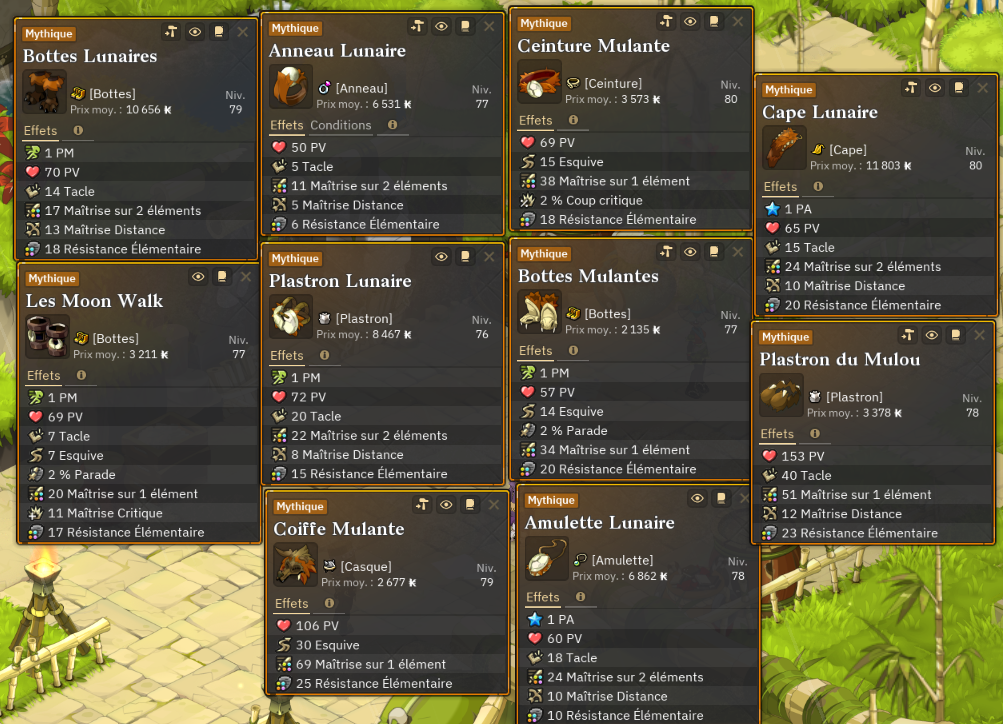 Item distance Donjon Mulou