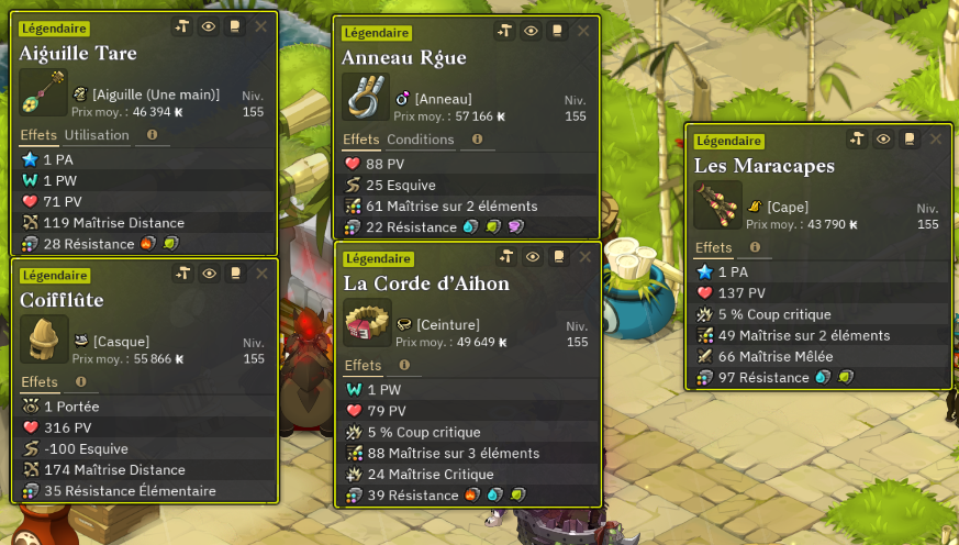 Exemple items DPT mêlée